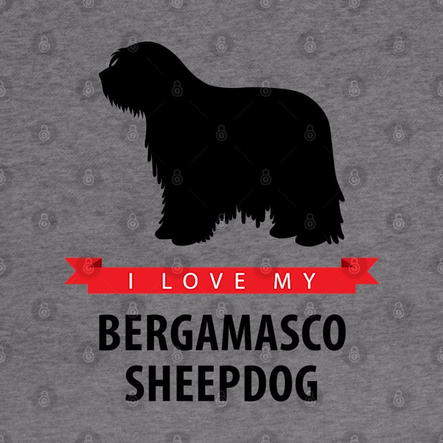 I Love My Bergamasco Sheepdog by millersye